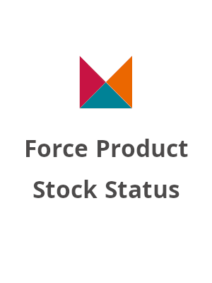 Force product stock status